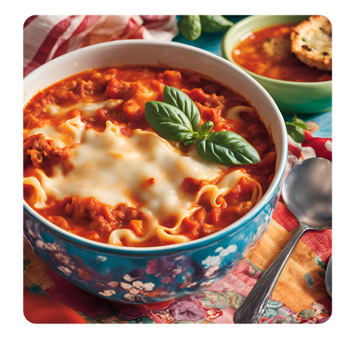 Lasagna Soup for kids