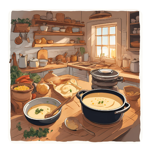 instruction step bu step to cook creamy potatos coup