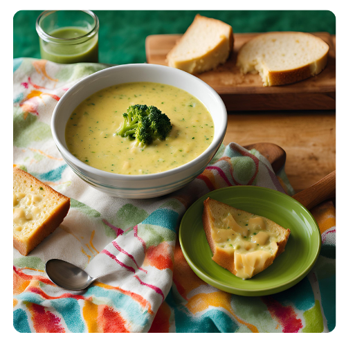 Creamy Broccoli & Cheese Soup, easy and healthy dinner for kids