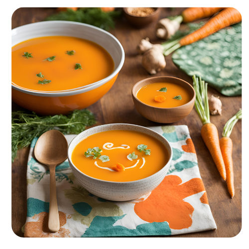 healthy Carrot Ginger Soup that kids will love