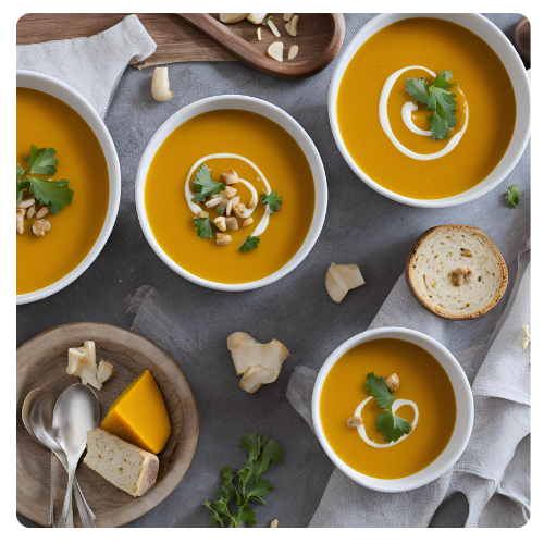 delicious Butternut Squash Soup for dinner