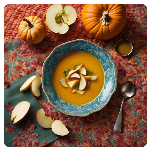 easy Pumpkin & Apple Soup fo kids