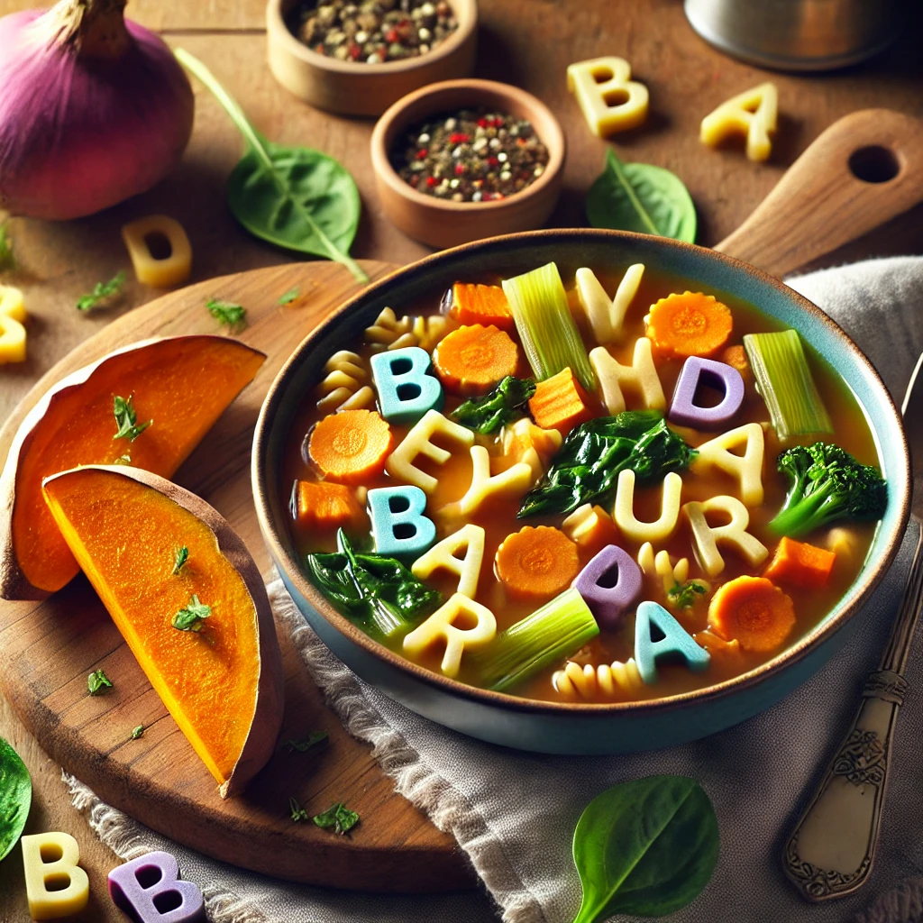 vegetable alphabet soup