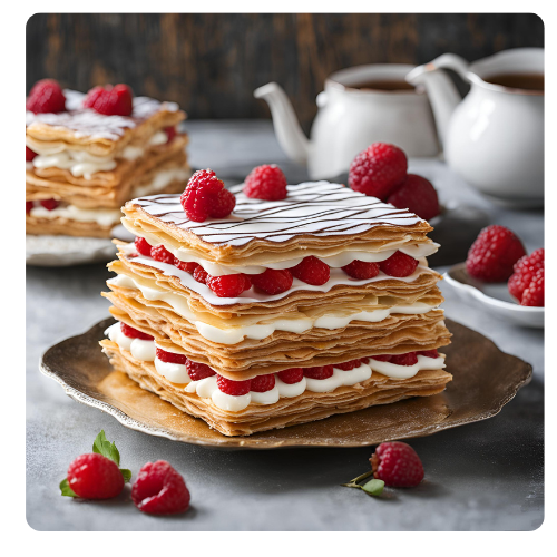 Decadent Mille-Feuille Cake: A Classic French Delight
