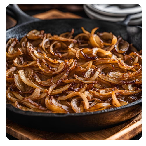 caramelize the onions for French Onion Soup 
