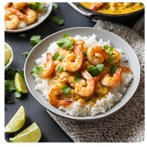 jqsmine Rice Dinner Recipes with curry shrimp