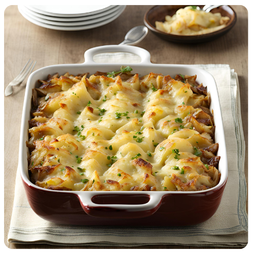 French Onion Potato Bake