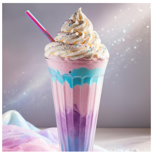 Creative galaxy unicorn Milkshake Recipes