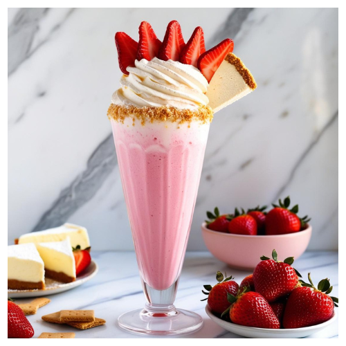 Strawberry Cheesecake milkshake