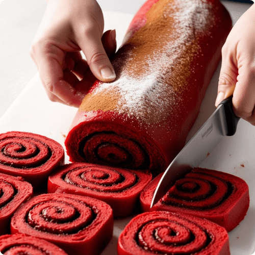 Shape the Cinnamon Rolls