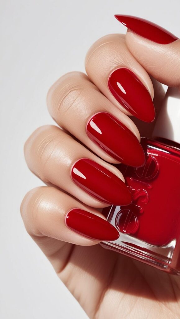 red nail designs