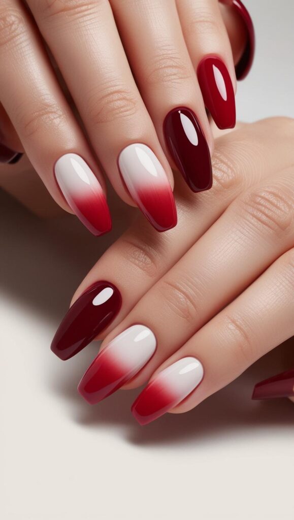 red nail designs