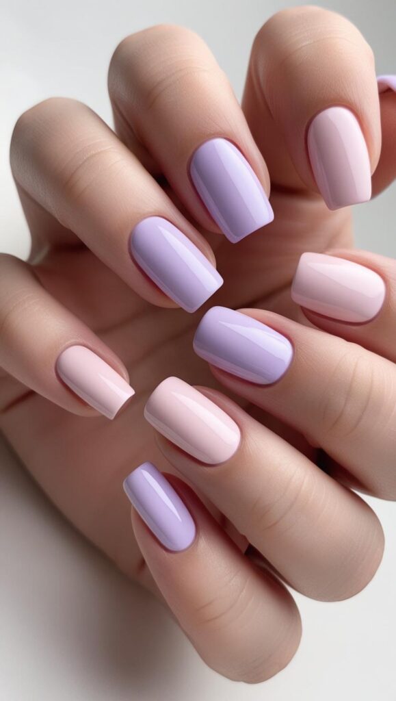 Bright summer nails