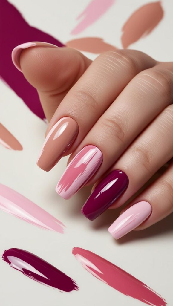 Hot Pink Nail
