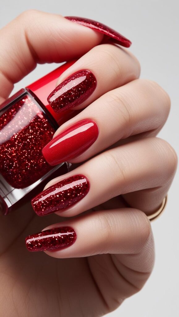 red nail designs